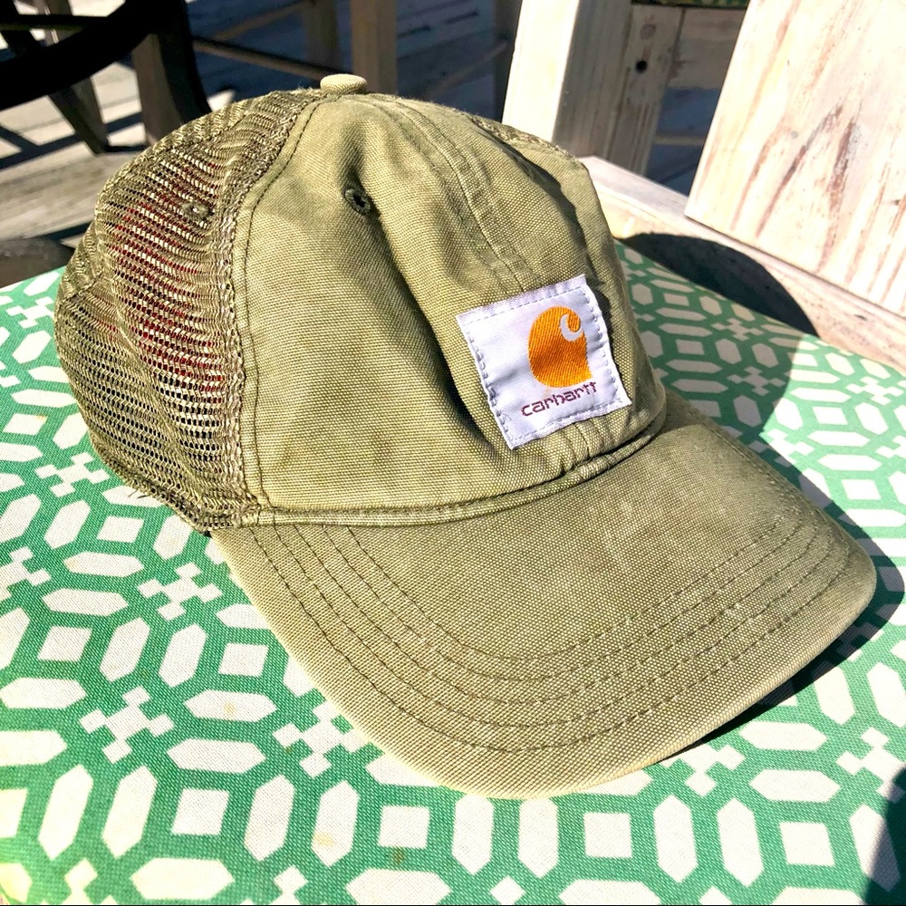 Green Carhartt Baseball cap with mesh